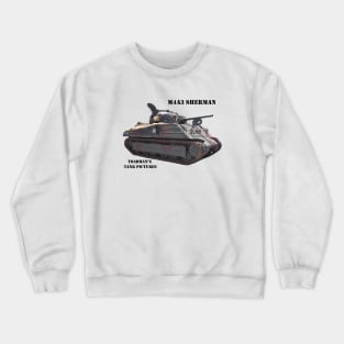 M4A3 Sherman Toadman logo black text Crewneck Sweatshirt